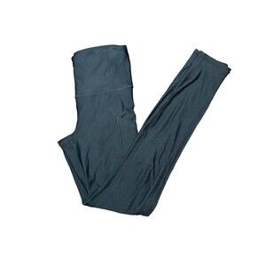 Womens Full Length Black Fabletics Leggings with Side Pockets Size XXS